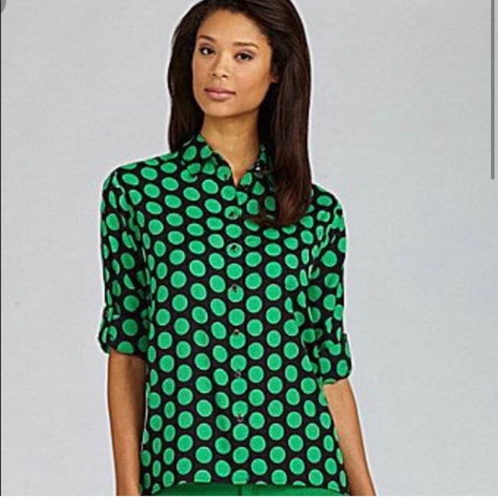 Michael Kors Polka Dot Blouse